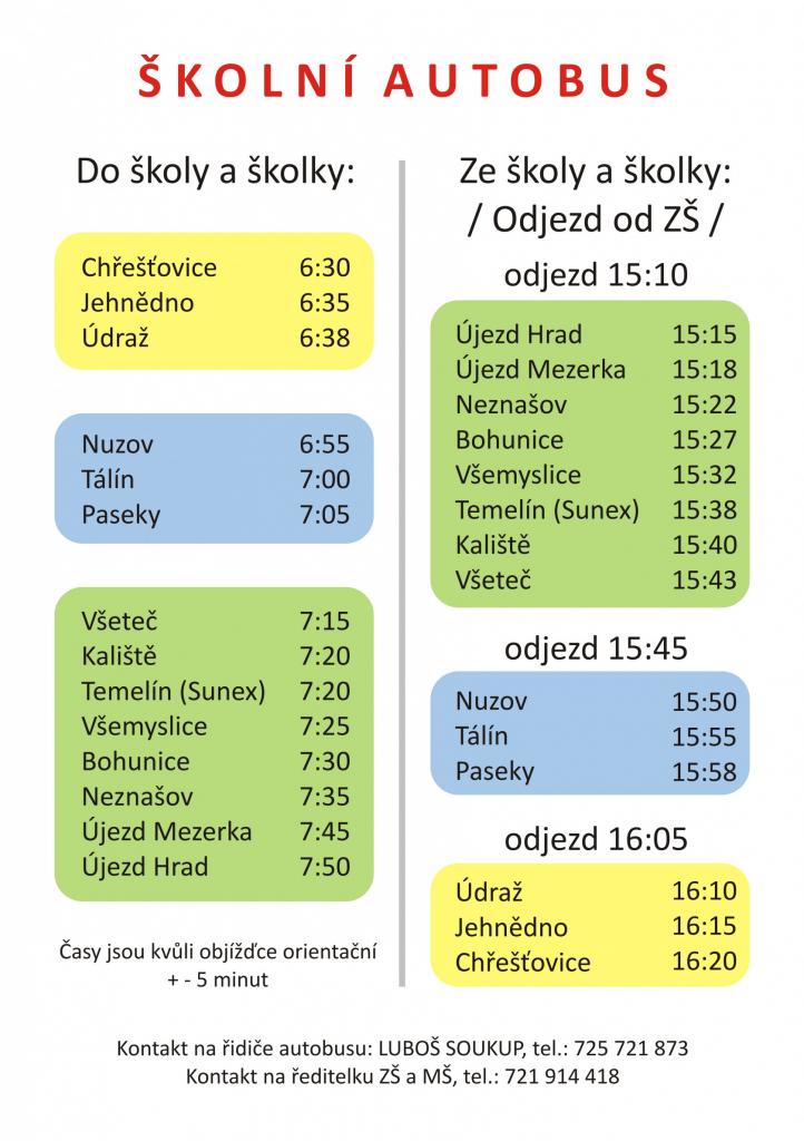 jízdní řád