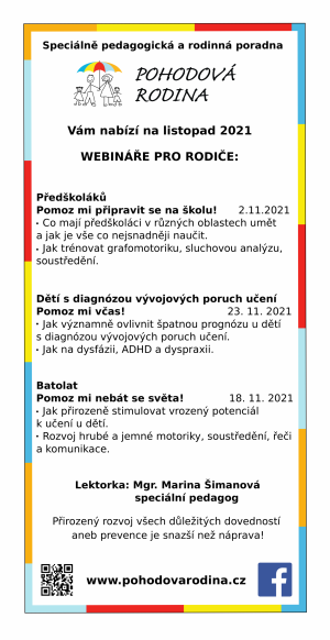 Webinář pro rodiče