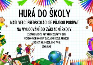 hurá do školy