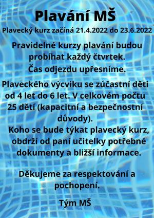 plavání